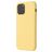 Mobigear Rubber Touch iPhone 12 Silicone Back cover - Giallo