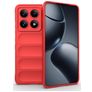 Mobigear Bumpy Xiaomi 14T Pro Flexible TPU Back cover - Red