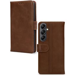 Mobilize Wallet Samsung Galaxy A14 Genuine Leather Wallet case - Brown