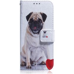 Mobigear Design iPhone 12 Lompakkokotelo + Setelitasku - Dog