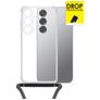 My Style Loop Transparente Samsung Galaxy S26 Plus TPU flexible Funda con cuerda - Transparente