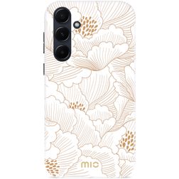 MIO Samsung Galaxy A55 MagSafe Plástico rígido Capa traseira - White Roses