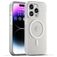 Mobigear Shockproof iPhone 16 Pro MagSafe TPU flexível Capa traseira - Branco