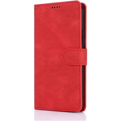 Mobigear Wallet Xiaomi 14T Pungetui med Seddelrum - Rød