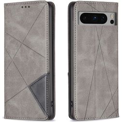 Mobigear Rhombus Slim Google Pixel 8 Pro Wallet case - Grey