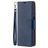 Mobigear Excellent Samsung Galaxy A12 Cover a libro portafoglio - Blu scuro