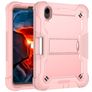 Mobigear ShieldStand iPad Mini 6 (2021) Case Plastic / Silicone Back cover + Stylus Holder + Stand - Pink