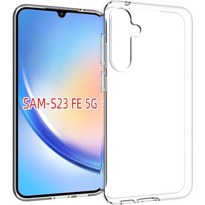 Mobigear Basics Trasparente Samsung Galaxy S23 FE TPU flessibile Back cover - Trasparente