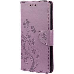 Mobigear Flowers Samsung Galaxy A23 Funda tipo libro Cartera - Morado