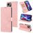 Mobigear Wallet iPhone 14 Funda tipo libro Cartera - Oro rosa