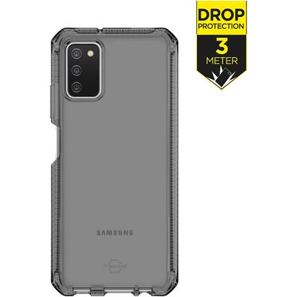 ITSKINS SpectrumClear Samsung Galaxy A02s TPU flexible Carcasa Antigolpes - Smoke