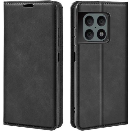 Mobigear Retro Slim OnePlus 10 Pro Capa livro Carteira - Preto