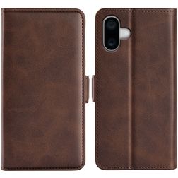 Mobigear Slim Magnet iPhone 16 Plus Capa livro Carteira - Castanho