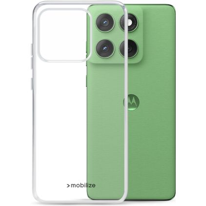 Mobilize Gelly Transparente Motorola Edge 60 TPU flexible Carcasa - Transparente