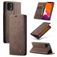 CaseMe 013 iPhone 11 Pro Plånboksfodral med sedelfack - Brun