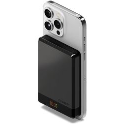 Cygnett MagSlim Single USB-C Power Bank 10,000 mAh 15W - MagSafe Compatible - Black