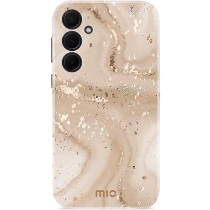 MIO Samsung Galaxy A35 MagSafe Tvrdý plast Zadní kryt - Gold Marble