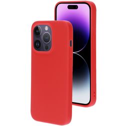 Mobiparts iPhone 14 Pro Silikone Bagsidecover - Scarlet Red