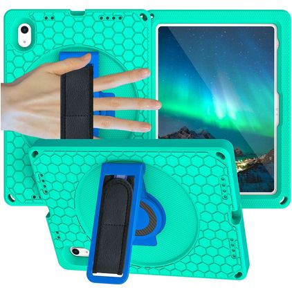 Mobigear Ruggedized iPad 11 (2025) EVA foam Back cover + Stand - Green