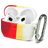 Mobigear Colors Apple AirPods 3 Fodral Flexibel Silikon - Vit / Röd / Gul