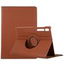 Mobigear DuoStand Samsung Galaxy Tab S9 Plus Funda tipo libro giratoria - Marrón