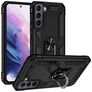 Mobigear Armor Ring Samsung Galaxy S22 Hardcase Back cover Antiurto con anello - Nero