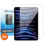 Mobigear iPad Air 13 polegadas (2024) Vidro temperado Película de ecrã - Compatível com capas (Pack de 3)