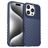 Mobigear Groove iPhone 16 Pro TPU flexible Carcasa - Azul