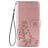Mobigear Clover Samsung Galaxy A32 4G Wallet case - Rose Gold