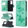 Mobigear Butterfly Huawei P40 Pro Pungetui med Seddelrum - Turkis