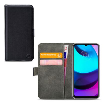Mobilize Classic Gelly Wallet Motorola Moto E20 Plånboksfodral med sedelfack - Svart