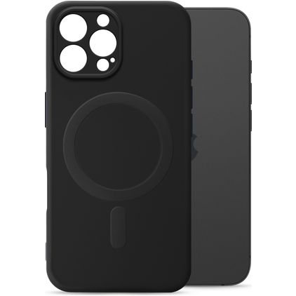My Style Protective Flex iPhone 16 Pro Max MagSafe TPU flexible Carcasa - Negro