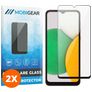 Mobigear Premium Samsung Galaxy A14 Tempered Glass Screen Protector - Case Friendly - Black (2-Pack)