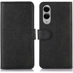 Mobigear Wallet Samsung Galaxy S25 Edge Knížkové pouzdro Peněženka - Černá