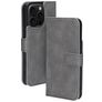Mobiparts Classic Wallet MagSafe iPhone 16 Pro Funda tipo libro Cartera - Granite Grey