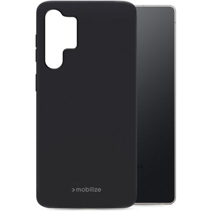 Mobilize Rubber Gelly Samsung Galaxy S26 Ultra TPU flexible Carcasa - Negro