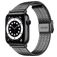 Mobigear Kopenhagen Rustfrit stål Apple Watch Urrem Klaplås - 42/41/40/38 mm - Sort