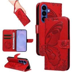 Mobigear Butterfly Samsung Galaxy S26 Plus Funda tipo libro Cartera - Rojo