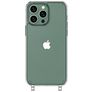 Mobigear Mix & Match Transparente iPhone 14 Pro Max TPU flexible Funda con cuerda - Transparente