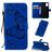 Mobigear Butterfly Samsung Galaxy A71 Lompakkokotelo + Setelitasku - Sininen