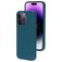 Mobiparts iPhone 14 Pro Silicone Back cover - Blueberry Blue