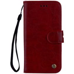 Mobigear Wallet Huawei P Smart (2018) Pungetui med Seddelrum - Rød
