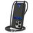 Mobigear Lanyard Card iPhone 16 Pro Silikone Cover med snor og kortholder - Sort