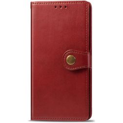 Mobigear Snap Button OPPO A9 (2020) Etui z klapką typu portfel - Czerwony