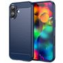 Mobigear Brushed Slim iPhone 17 TPU flexível Capa traseira - Azul