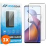 Mobigear Premium Motorola Edge 30 Fusion Vidro temperado Película de ecrã - Compatível com capas - Preto (Pack de 3)
