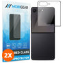 Mobigear Premium Samsung Galaxy Z Flip 7 Glas Skærmbeskytter - Case Friendly - Sort (2-pak)