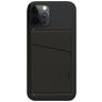 Nudient Magnet Thin Porta-cartões Pele - 3 cartões - Compatível com MagSafe - Ink Black
