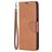 Mobigear Excellent Samsung Galaxy A12 Wallet case - Brown