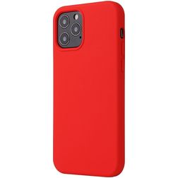 Mobigear Rubber Touch iPhone 12 Pro Silicone Capa traseira - Vermelho